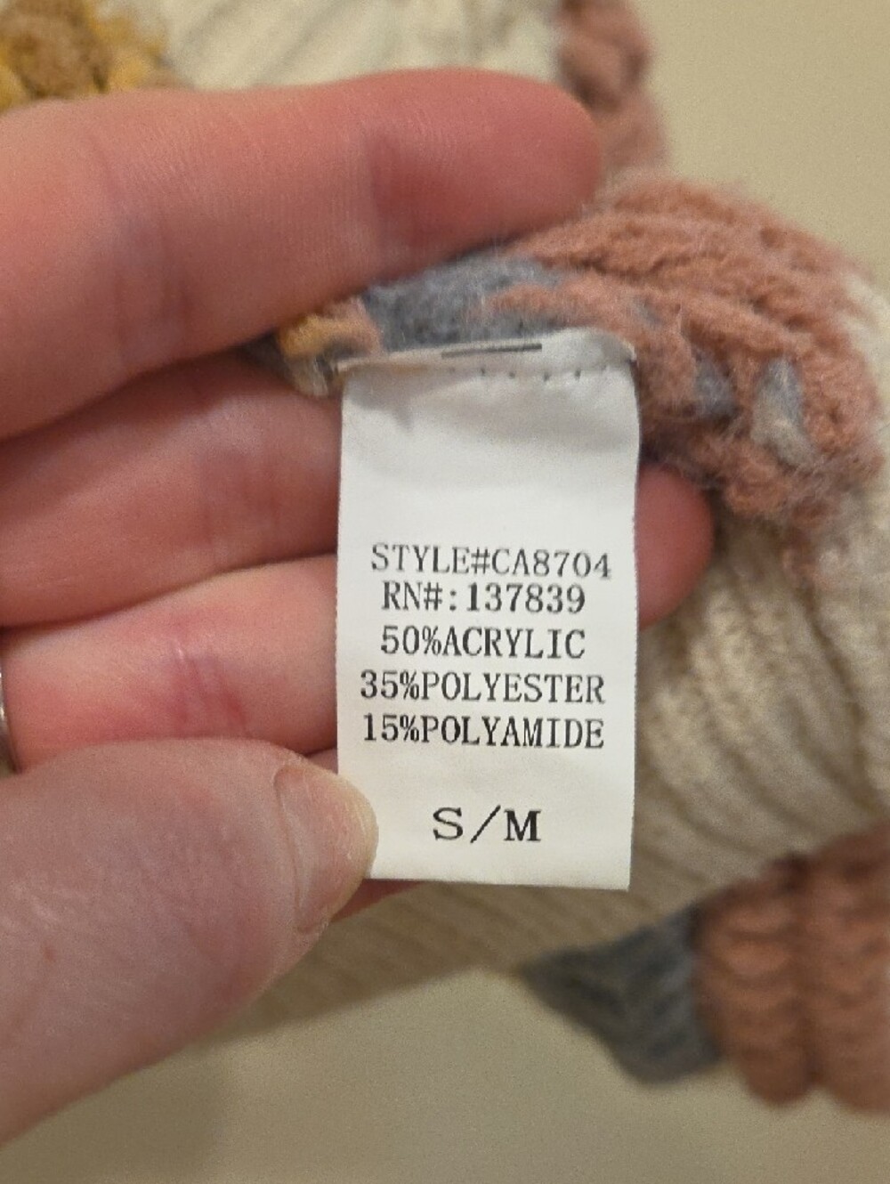 Altar'd State Cream Open-Front Striped Chunky Cardigan - Picture 7 of 10